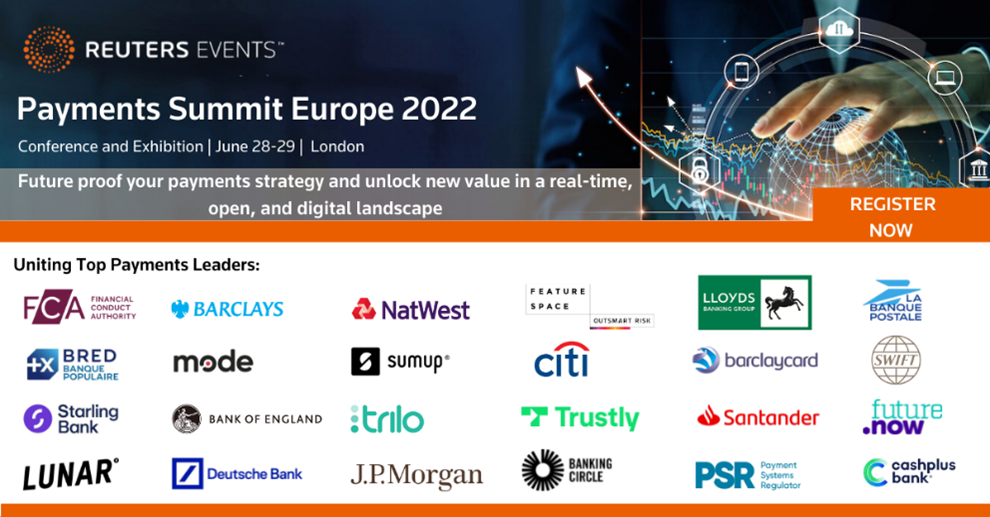Build a winning API-first strategy at Reuters Events Payments Summit Europe 2022